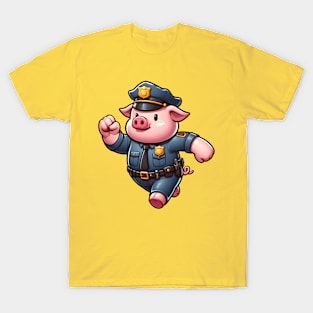 Pig Policeman T-Shirt